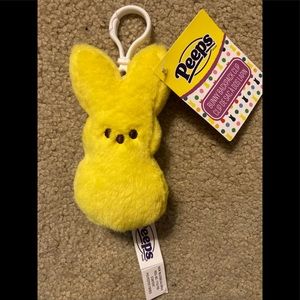 Peeps Bunny Backpack Clip/Key Fob
